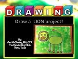 Fine Motor: Draw a Lion Project for Pre-K through 3rd grade