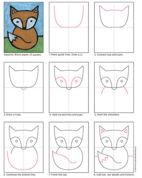 Draw a Super Easy Fox by Art Projects for Kids | TpT