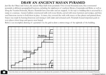 Preview of Draw an Ancient Mayan Pyramid