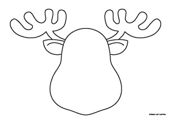 How to Draw Christmas Deer, Deer
