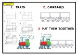 Draw and Paint a TRAIN!