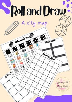Preview of Draw and Roll: My City Map