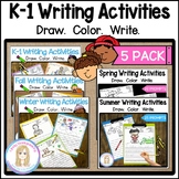 Draw and Write Activities 5 Pack l Year Round Writing Prom