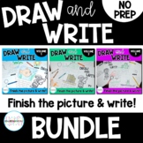 Draw and Write BUNDLE | Finish the Picture Writing Pages |