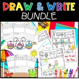 Draw and Write Bundle Activities and Worksheets for Kinder