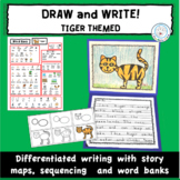 Draw and  Write Differentiated Writing Activity TIGERS