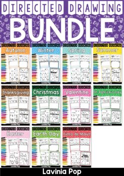 Preview of Draw and Write Directed Drawings BUNDLE