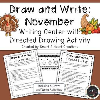 Preview of Draw and Write November (Writing and Directed Drawing Center)