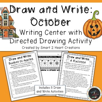 Preview of Draw and Write October (Writing and Directed Drawing Center)