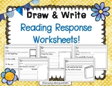 Draw and Write Reading Response Worksheets