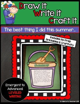 Preview of Draw it- Write it- Craft it {The Best Part of My Summer}