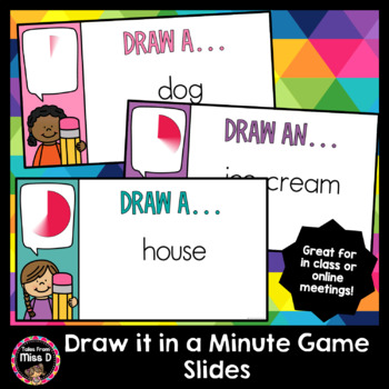 Preview of Draw it in a Minute Game Slides