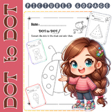 DOT to DOT/CONNECT the DOTS and COLOR THEM.(Worksheets for kids)