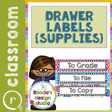 Drawer Labels for Grade Copy File