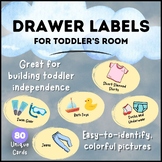 Drawer Labels for Toddler's Room│Montessori at Home│Promot