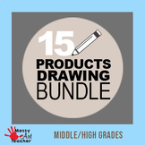 Drawing 101 Bundle Worksheets for Middle/High Grades