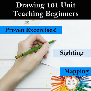 Preview of Drawing 101- Everything You Need To Teach Someone How to Draw!-Drawing Lesson
