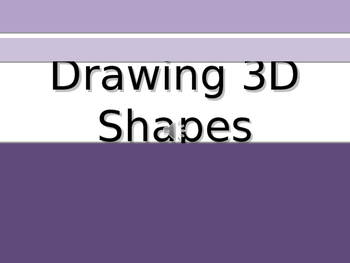 Preview of Drawing 3D Shapes