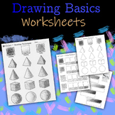 Basic Drawing Skills Worksheets - Tone, Cross Hatching, St