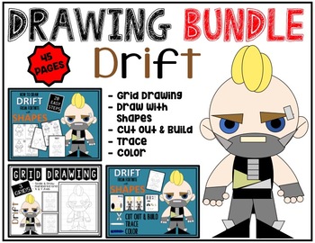 Drawing Activity Bundle Fortnite Drift By Crazycre!   ations On Tpt - 