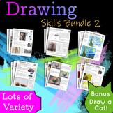 Drawing Skills Bundle - Step by Step - Pastel - Watercolor