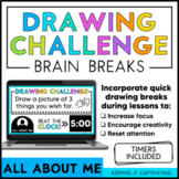 Drawing Challenge Brain Breaks {All About Me}