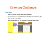 Drawing Challenge Student Activity Guide