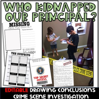 Preview of Drawing Conclusions Crime Scene Investigation (Digital Version Included)