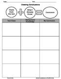 Drawing Conclusions Graphic Organizer & Worksheets | TpT