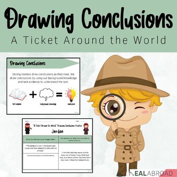 Preview of Drawing Conclusions & Inferencing | A Ticket Around the World