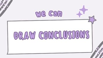 Preview of Drawing Conclusions Interactive Slideshow! 3-5th grade