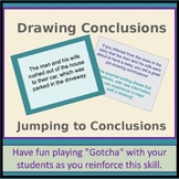 Drawing Conclusions, Jumping to Conclusions!