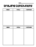 Drawing Conclusions (Making Inferences) Graphic Organizer