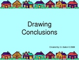 Drawing Conclusions Power Point Presentation
