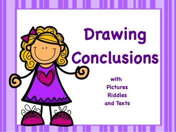 drawing conclusions powerpoint worksheets and anchor chart tpt