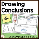 Drawing Conclusions Reading Comprehension Unit | Kindergar
