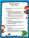 Drawing Conclusions: The Super Bowl