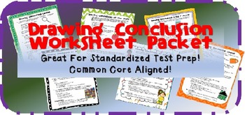 Preview of Drawing Conclusions Worksheet Pack!