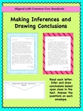Drawing Conclusions and Making Inferences: Close Read