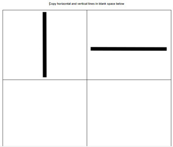 Preview of Drawing - Copying Vertical and Horizontal Lines