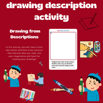 Preview of Drawing Description Activity