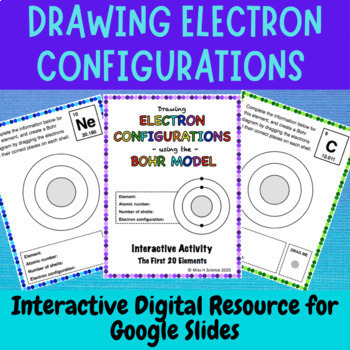 Preview of Drawing Electron Configurations using the Bohr Model of Atoms for Google Slides™