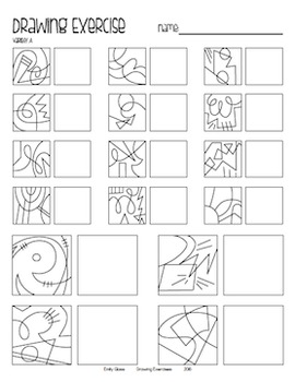  Drawing Exercises for Elementary Art by Emily Glass TpT