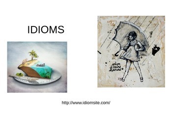 Preview of Drawing Idioms-Sketchbook Assignment