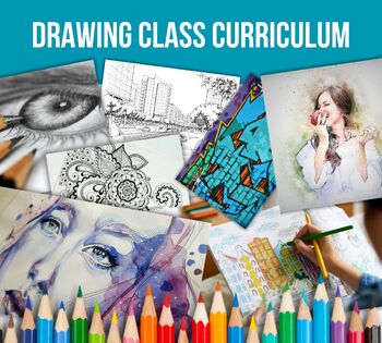 Preview of Drawing Class ENTIRE Curriculum: Lectures, Projects, PPTS, Sketchbook