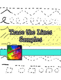 Primary Visual Arts: Learn Line through Trace Lines SAMPLE PAGES