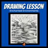 Isometric Perspective Drawing "Enchanted Environments" Mid