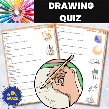 Preview of Drawing Quiz | Visual Arts Drawing Assessment Test