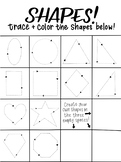 Drawing Shapes Practice Worksheet