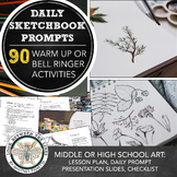Drawing Sketchbook Bell Ringer Bundle: 90 Drawing Prompts,